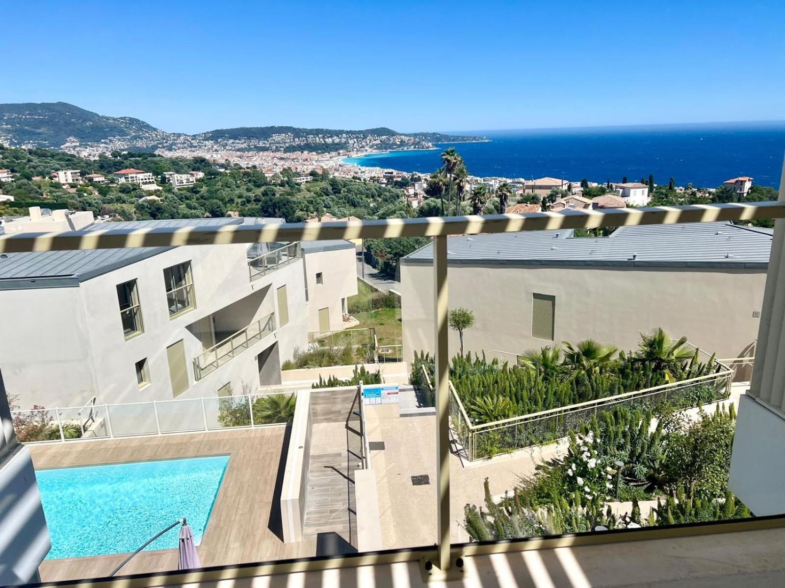 Panoramic Sea View Appartment Blue Pearl Nice Extérieur photo