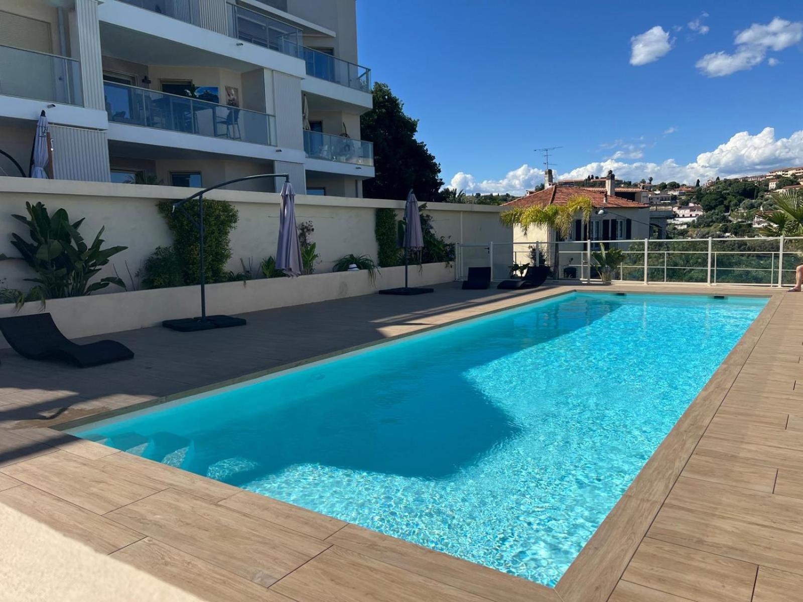 Panoramic Sea View Appartment Blue Pearl Nice Extérieur photo