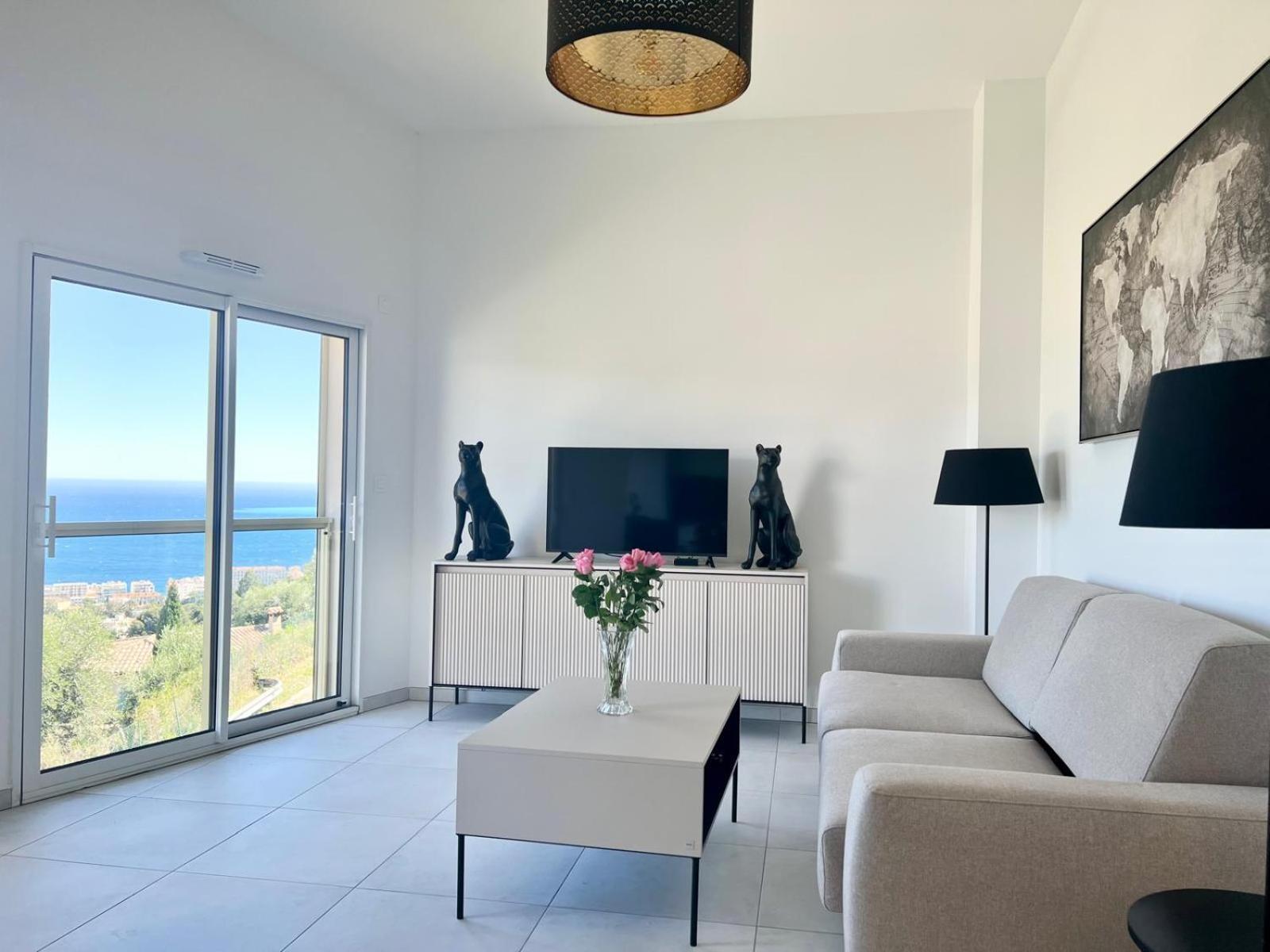 Panoramic Sea View Appartment Blue Pearl Nice Extérieur photo