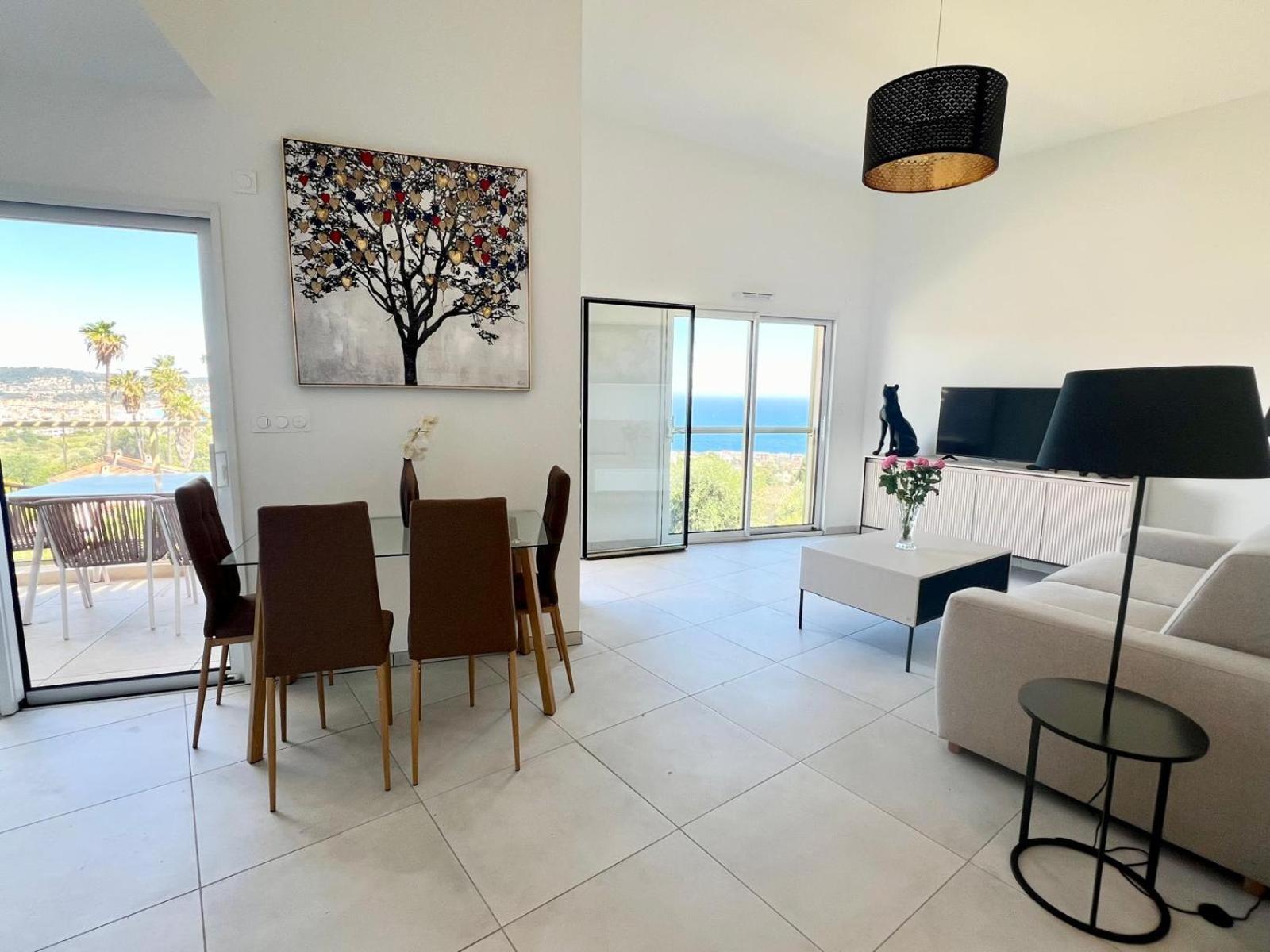 Panoramic Sea View Appartment Blue Pearl Nice Extérieur photo