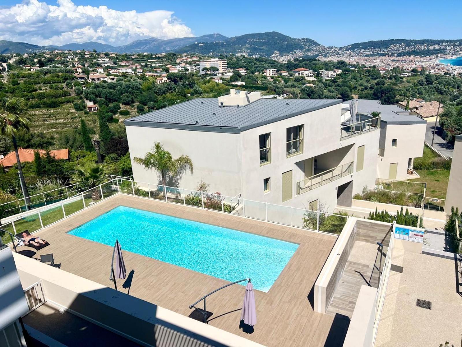 Panoramic Sea View Appartment Blue Pearl Nice Extérieur photo